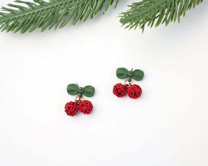 Cherry Drop Earrings - Mini Story Co