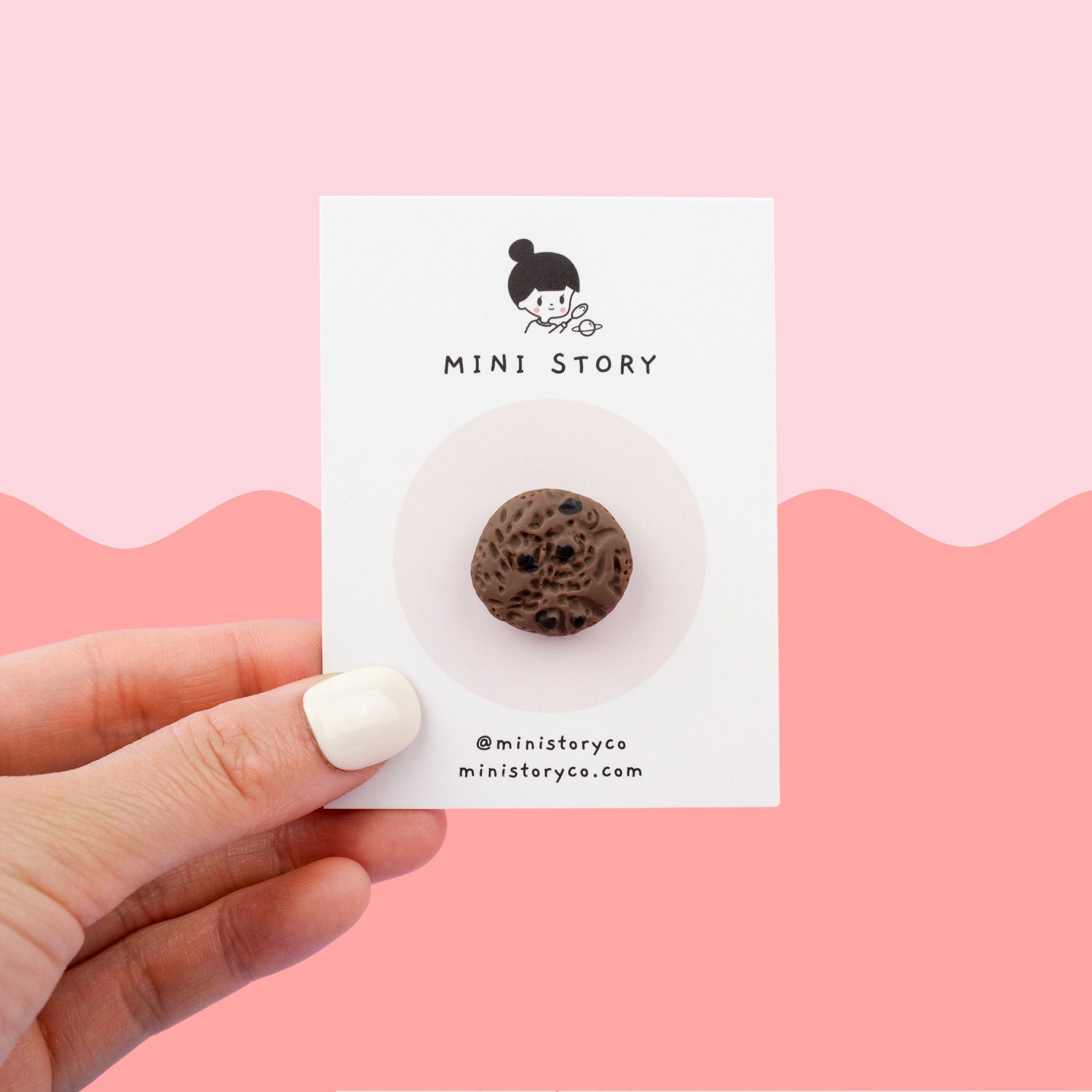 Chocolate Chip Cookie Pin - Mini Story Co