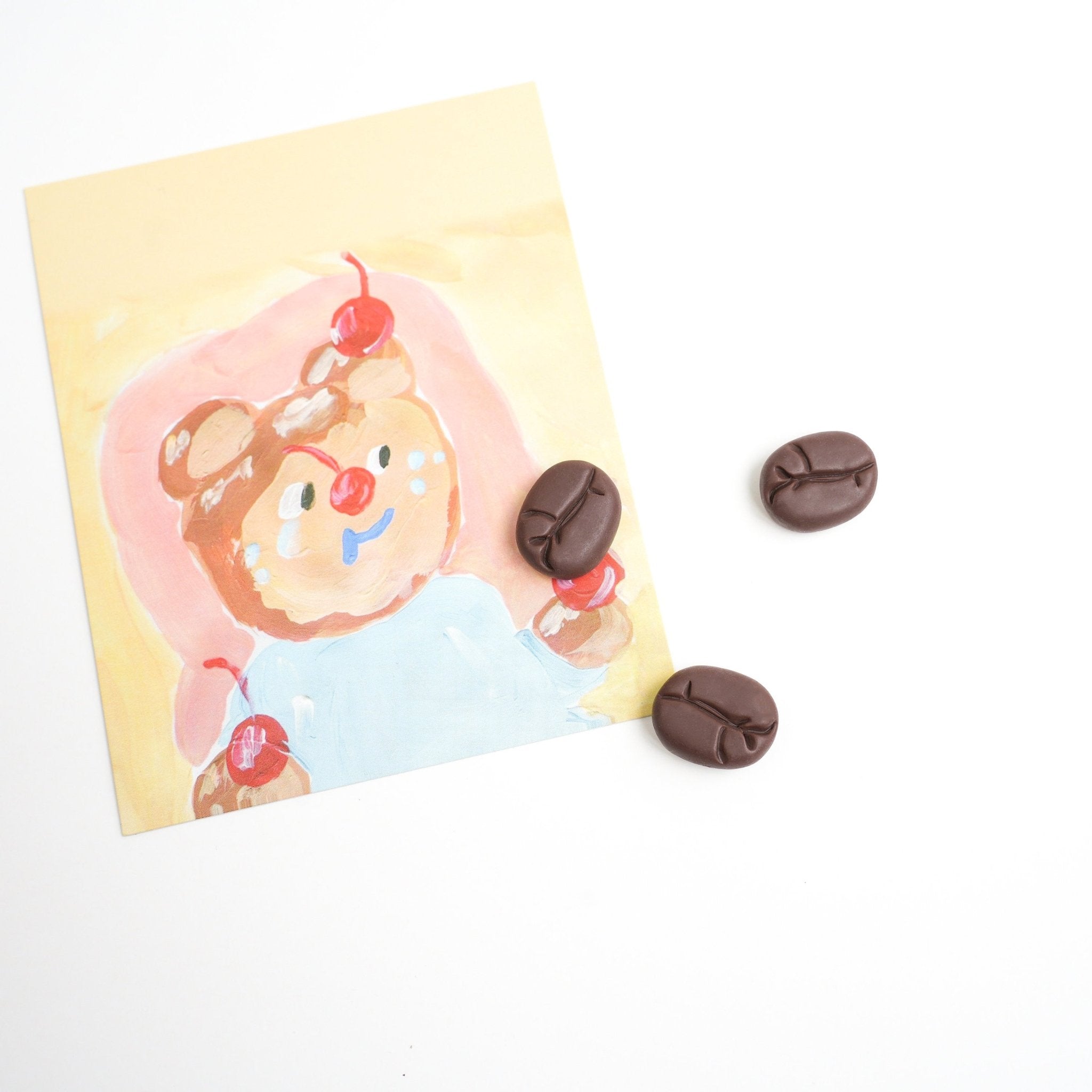 Coffee Bean Brooch - Mini Story Co