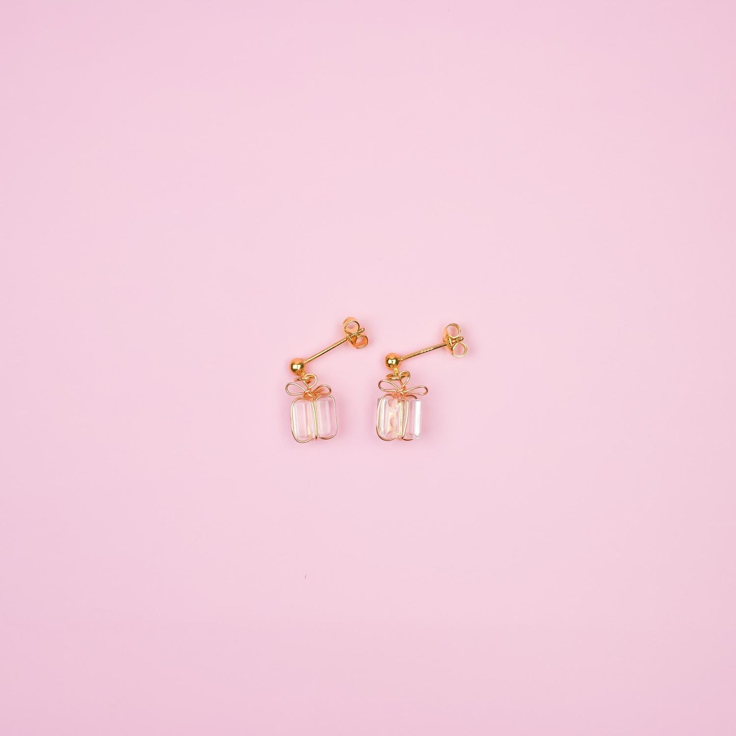 Crystal Present Dangle Earrings - Mini Story Co