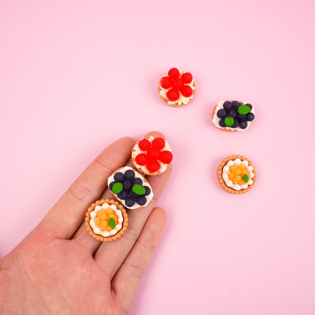 Fruit Tart Fridge Magnet Set - Mini Story Co