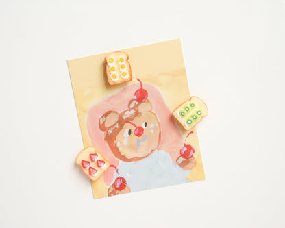 Fruit Toast Magnet Set - Mini Story Co