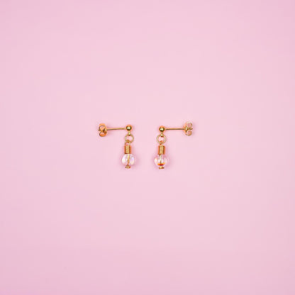 Gold Lightbulb Dangle Earrings - Mini Story Co