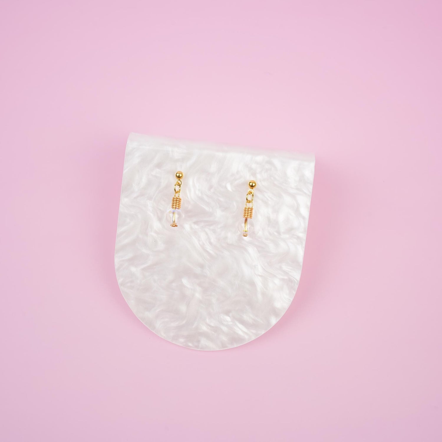 Gold Lightbulb Dangle Earrings - Mini Story Co