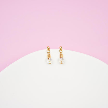 Gold Lightbulb Dangle Earrings - Mini Story Co