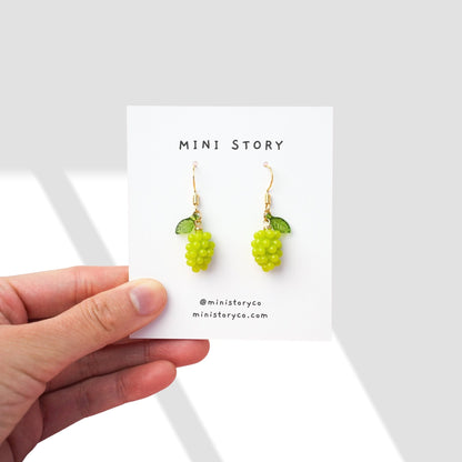 Grape Dangle Earrings - Mini Story Co