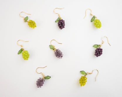 Grape Dangle Earrings - Mini Story Co