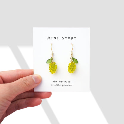 Grape Dangle Earrings - Mini Story Co