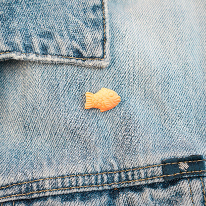 Japanese Taiyaki Brooch | Korean Bungeoppang Fish Bread Pin