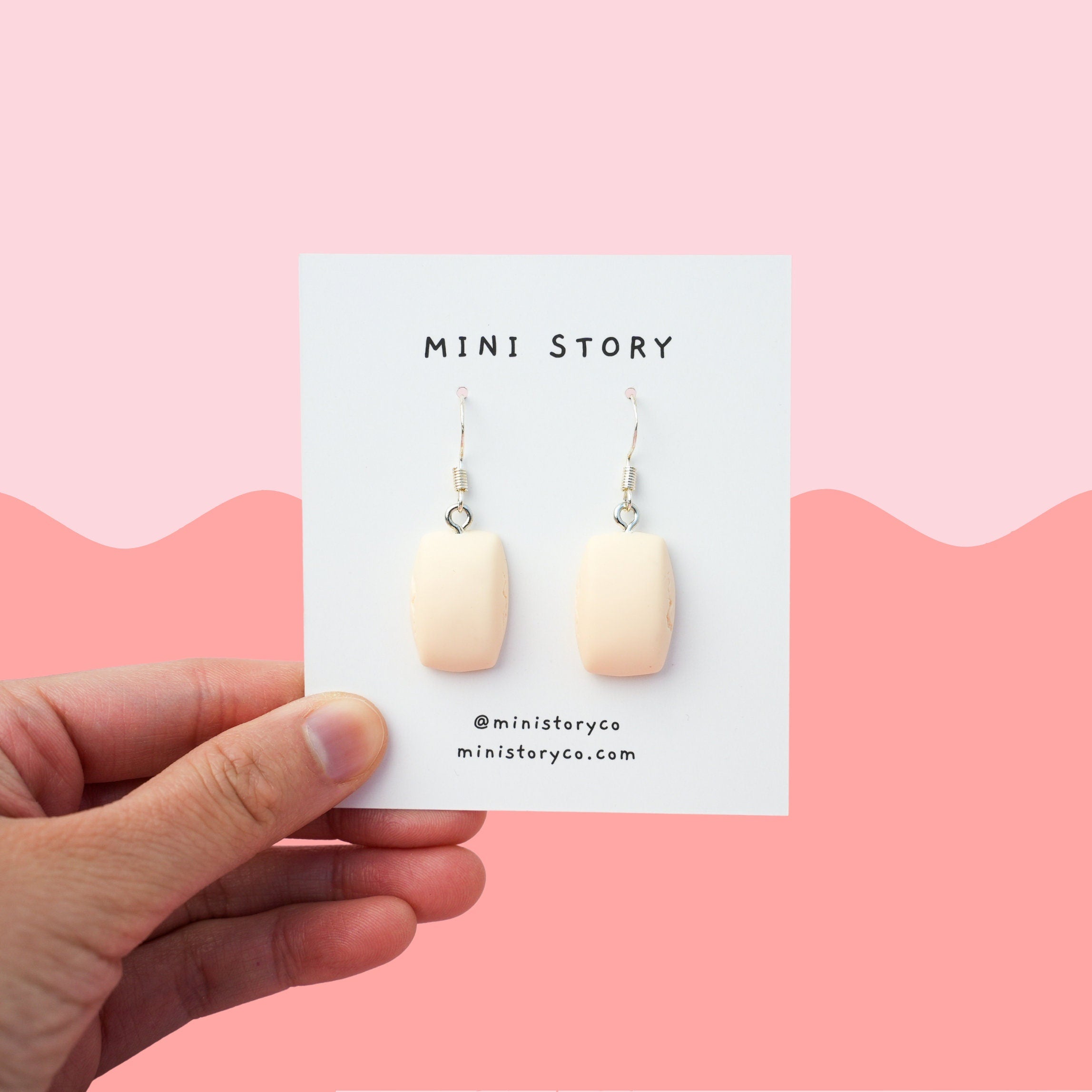 Steamed Bun Dangle Earrings