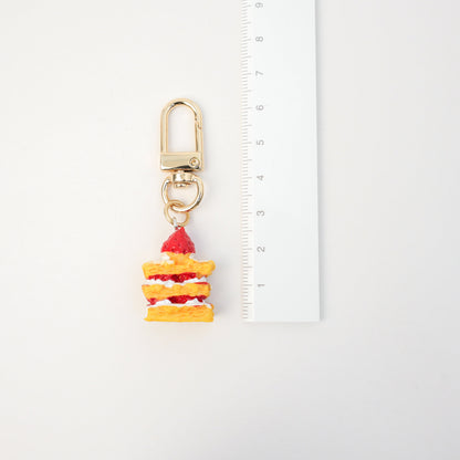 Strawberry Cake Keychain