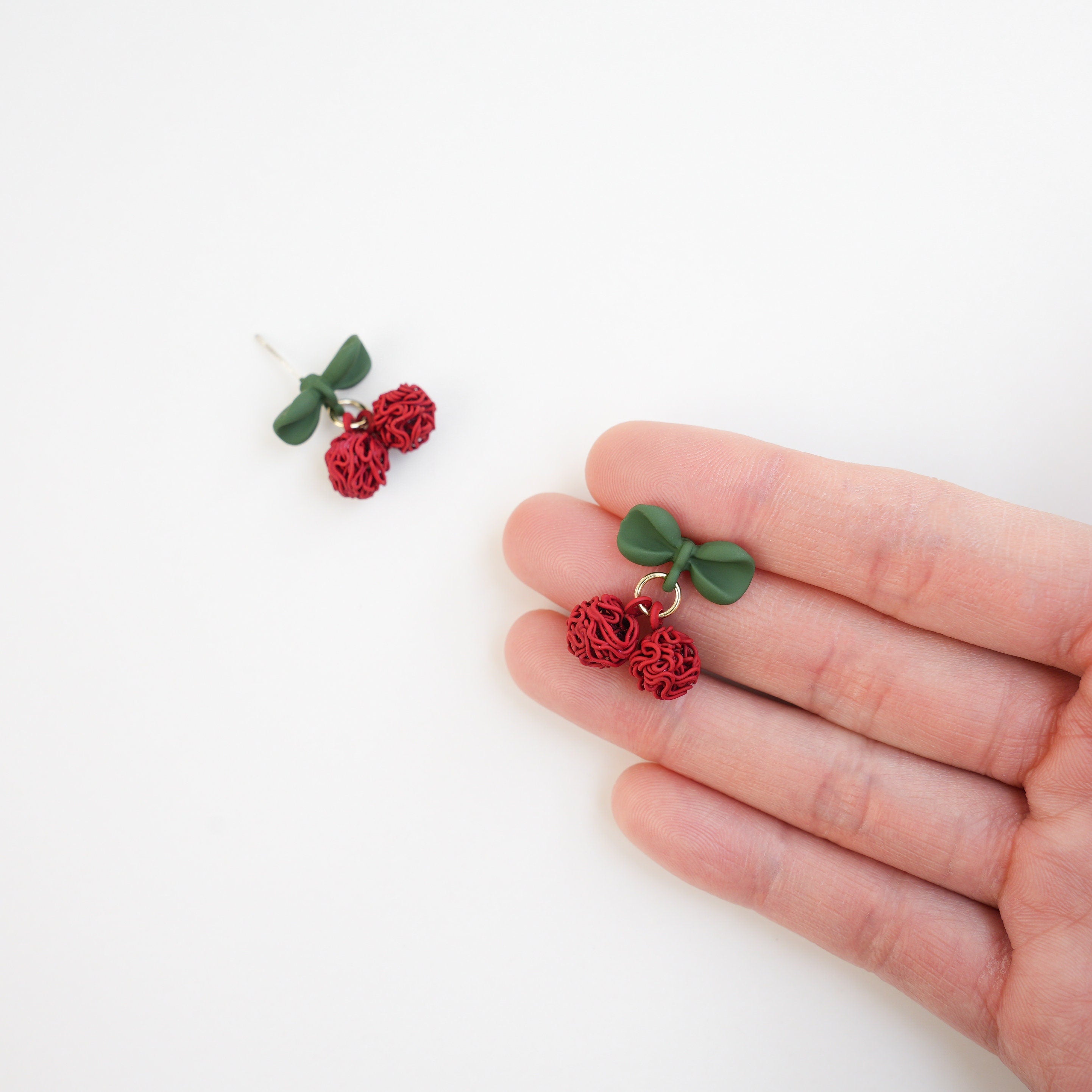 Cherry Drop Earrings
