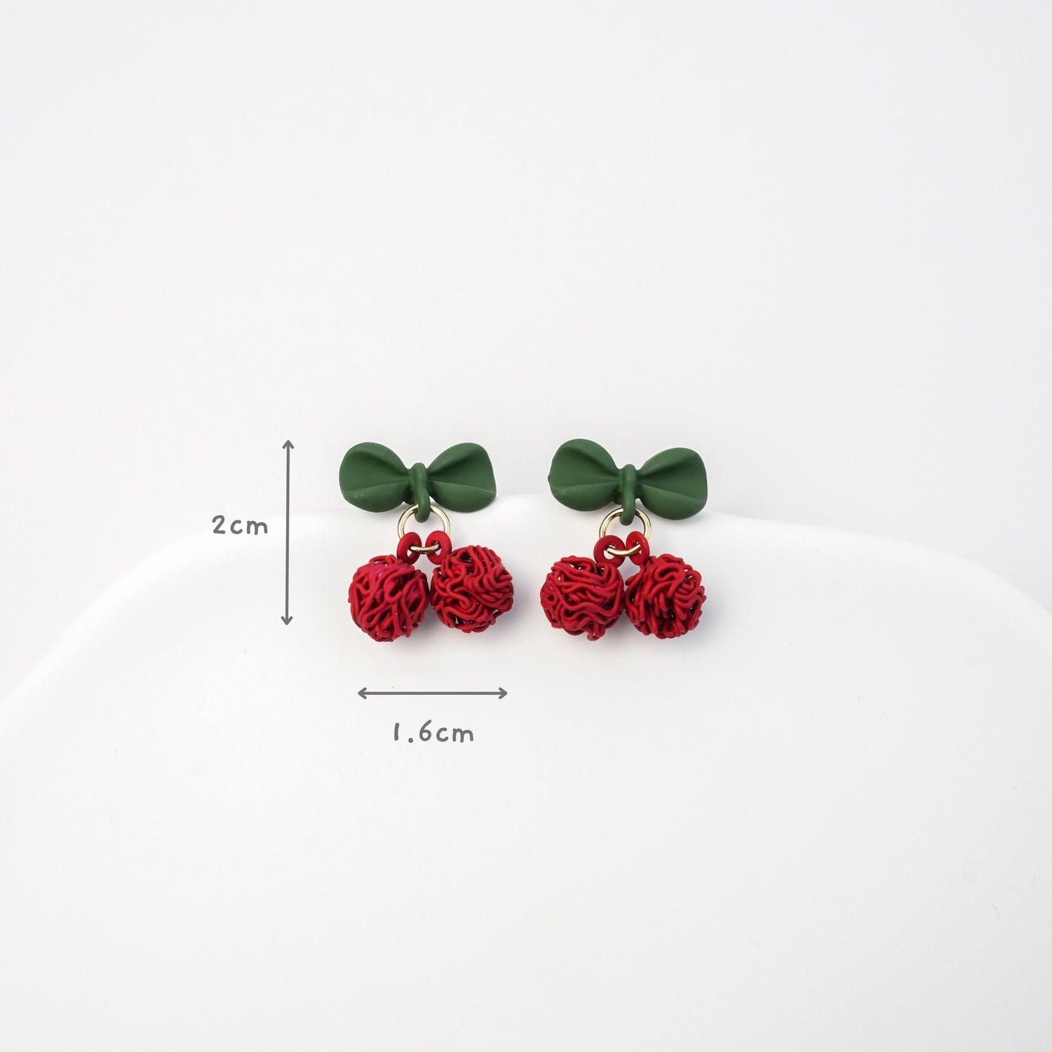 Cherry Drop Earrings
