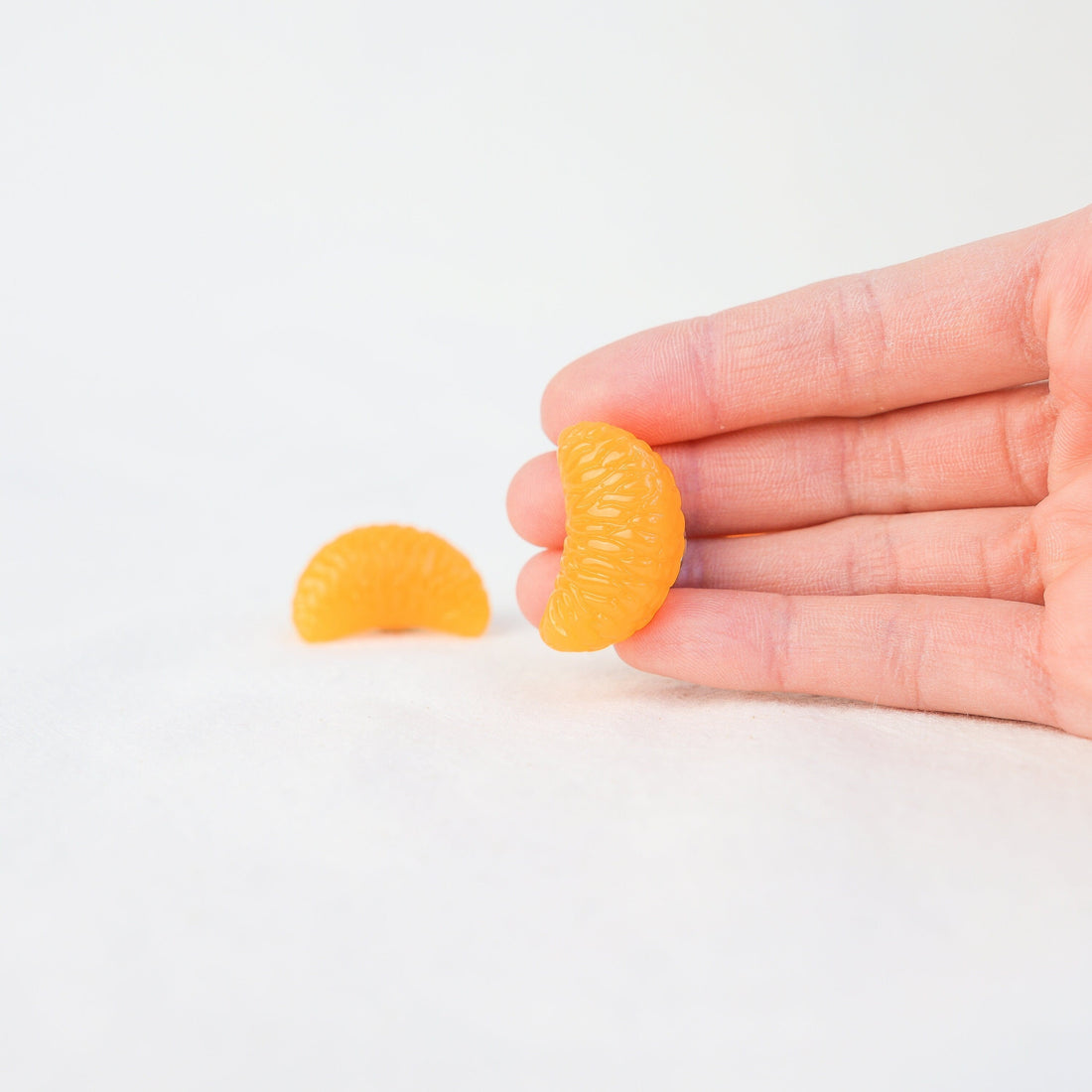 Juicy Mandarin Slice Brooch