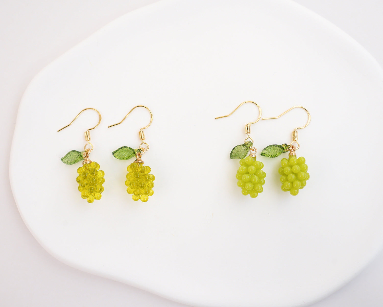 Grape Dangle Earrings