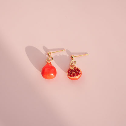 Pomegranate Dangle Earrings