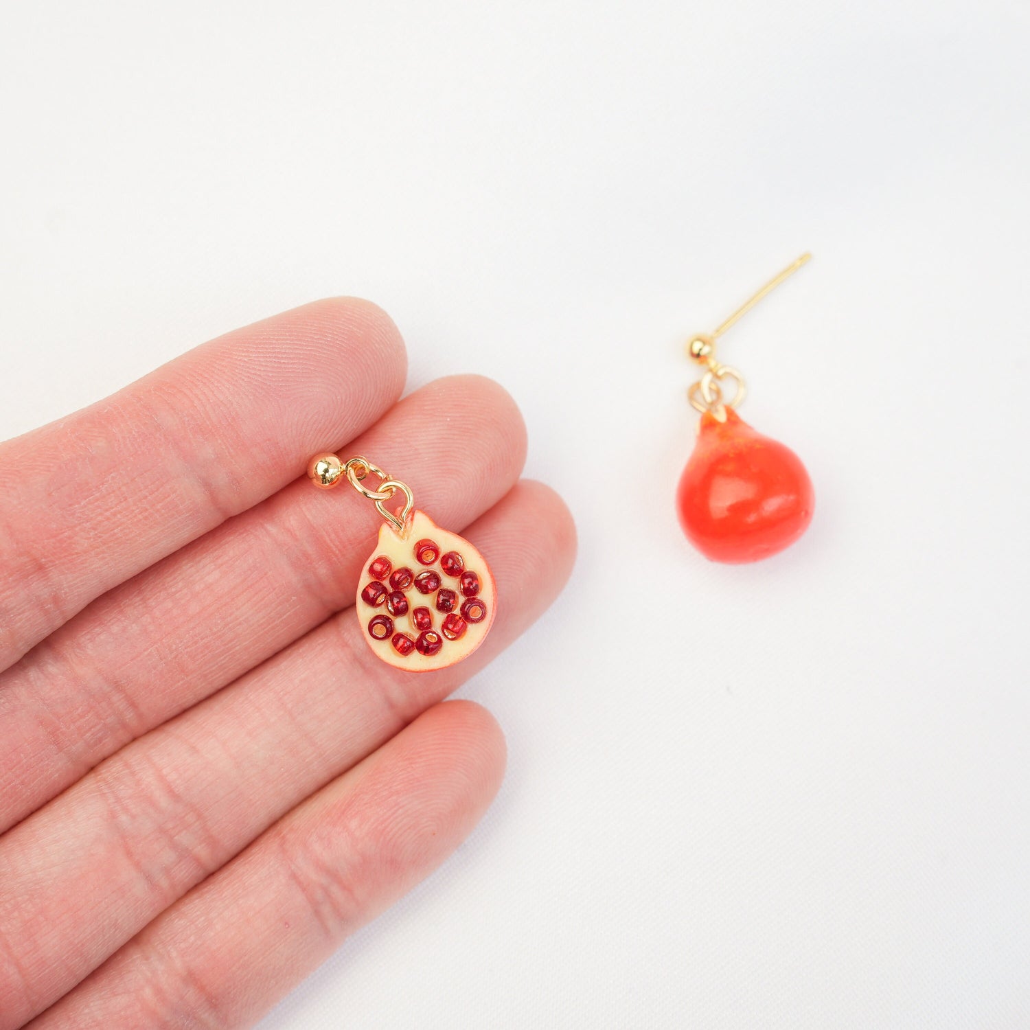 Pomegranate Dangle Earrings