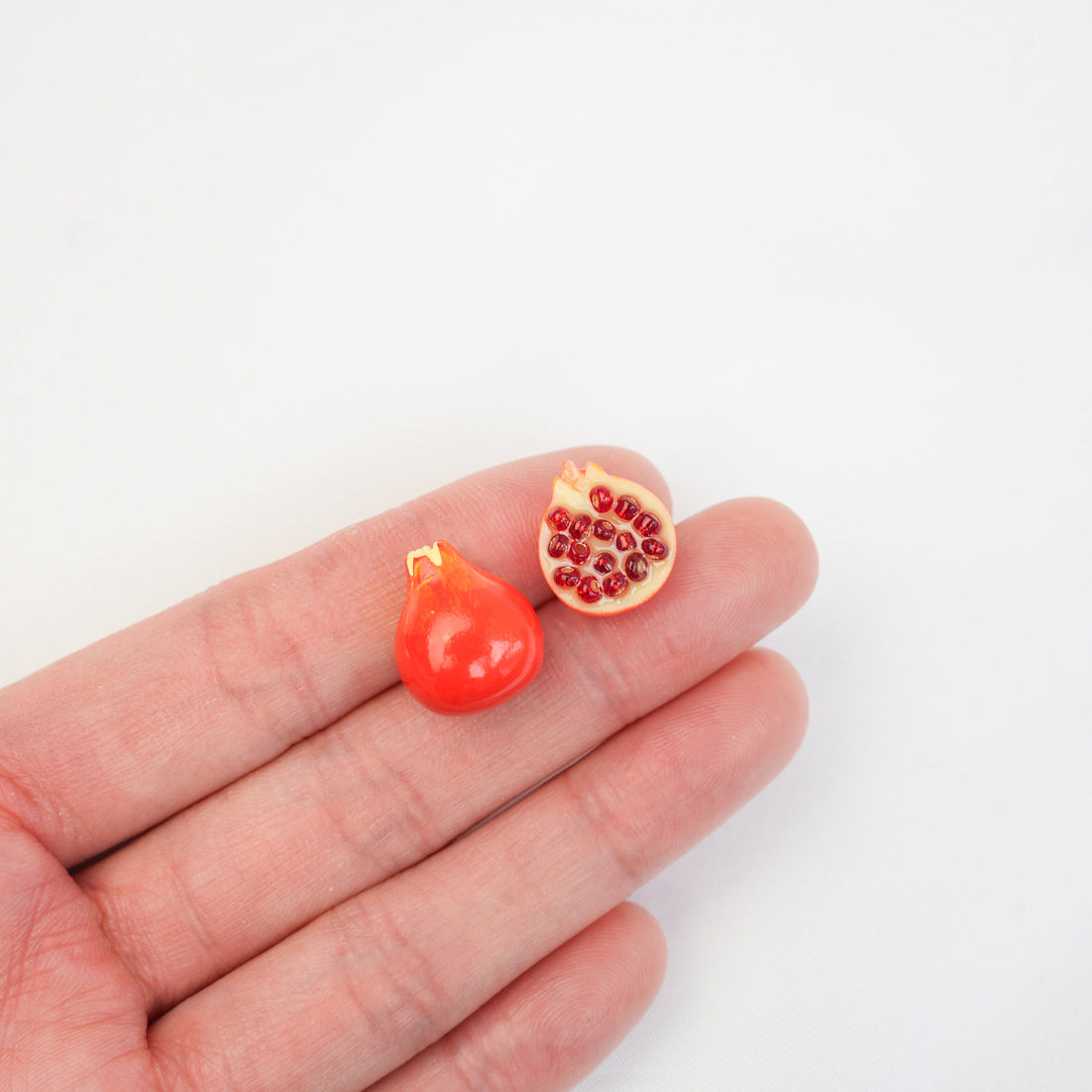 Pomegranate Stud Earrings