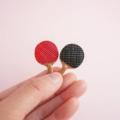 Ping Pong Bat Pin | Table Tennis Brooch