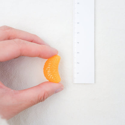 Juicy Mandarin Slice Brooch