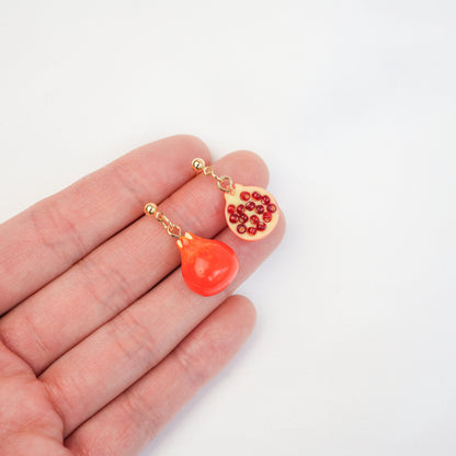 Pomegranate Dangle Earrings