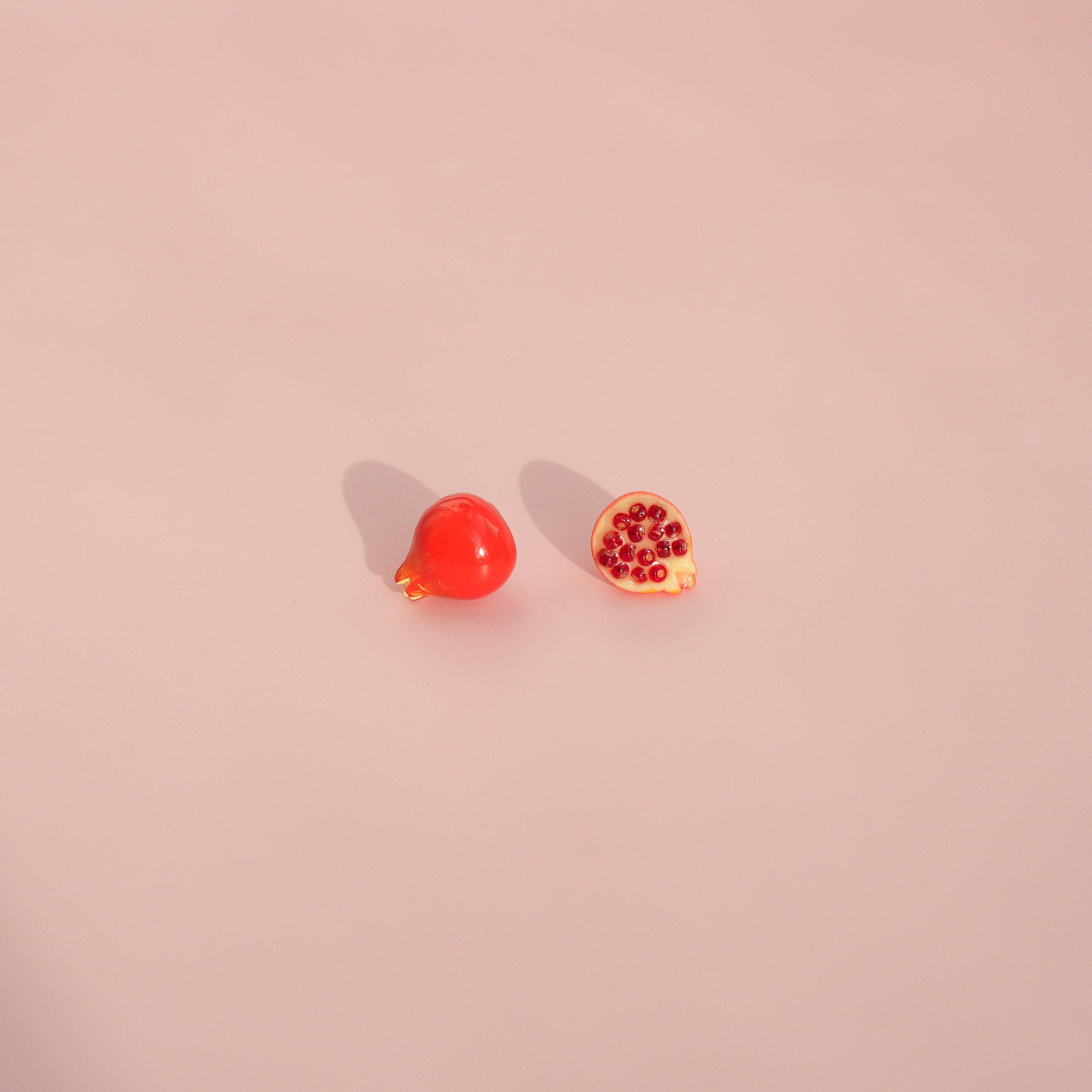 Pomegranate Stud Earrings