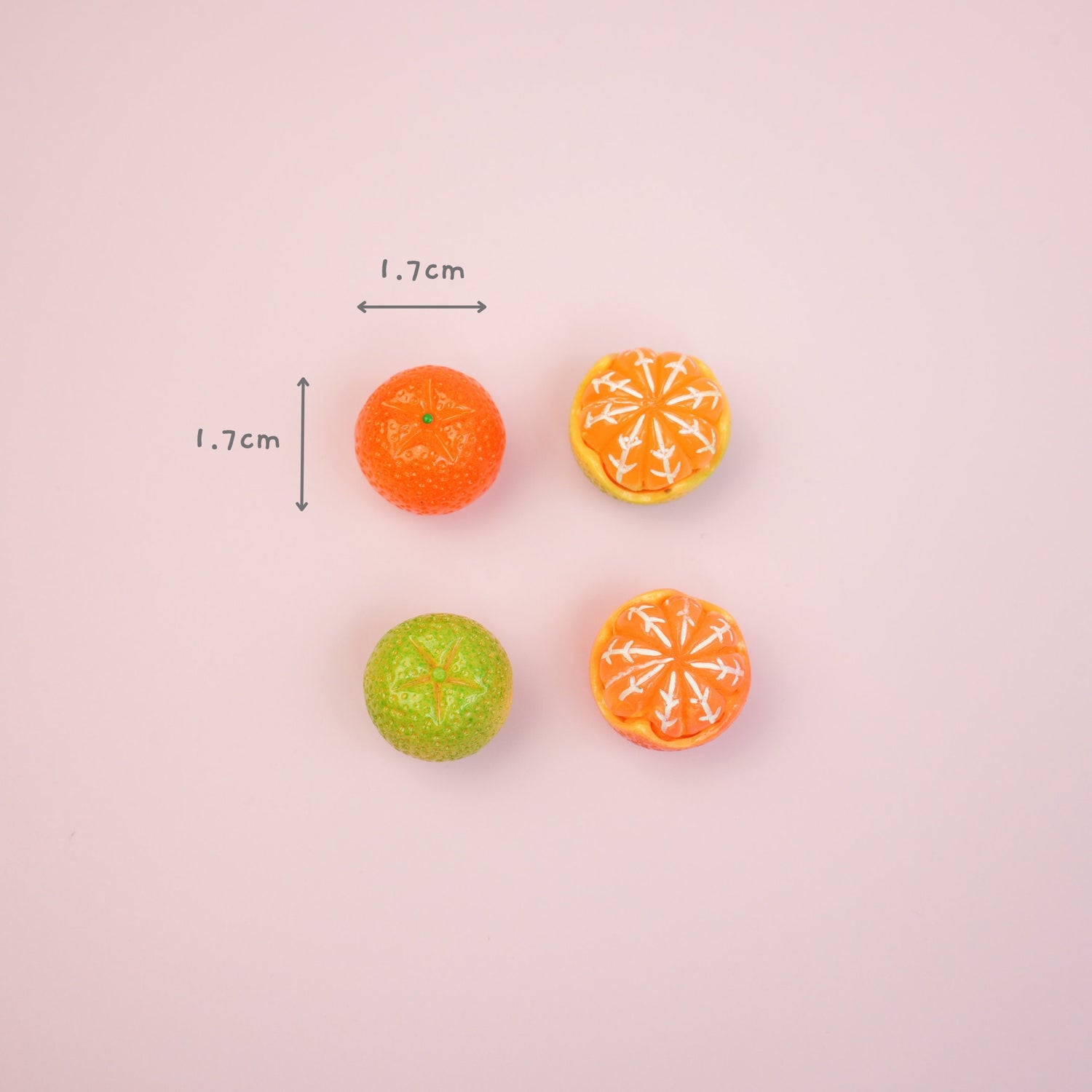 Mandarin Orange Brooch