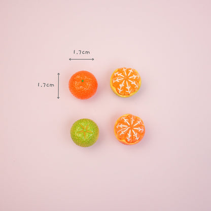 Mandarin Orange Brooch