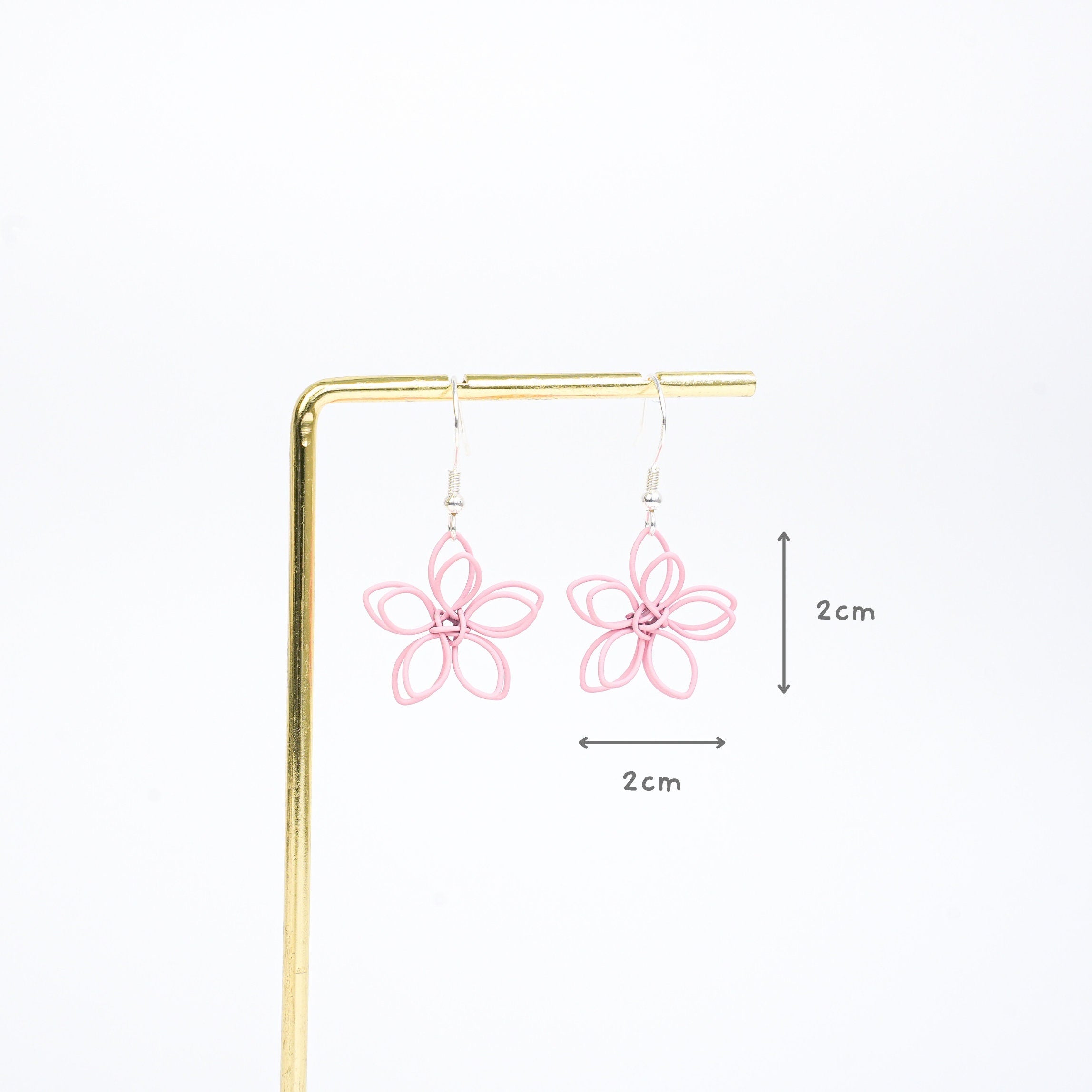 Sakura Flower Dangle Earrings