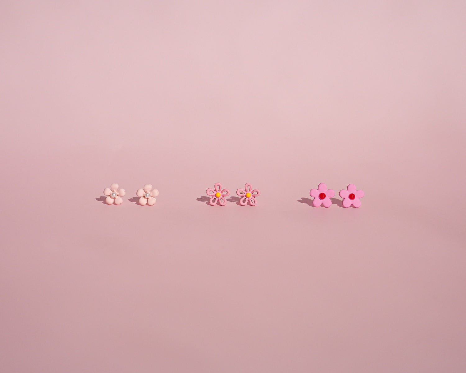 Tiny Flower Stud Earrings