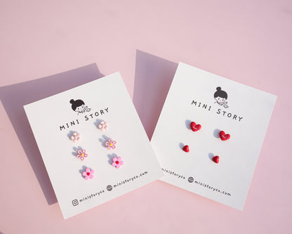 Tiny Flower Stud Earrings