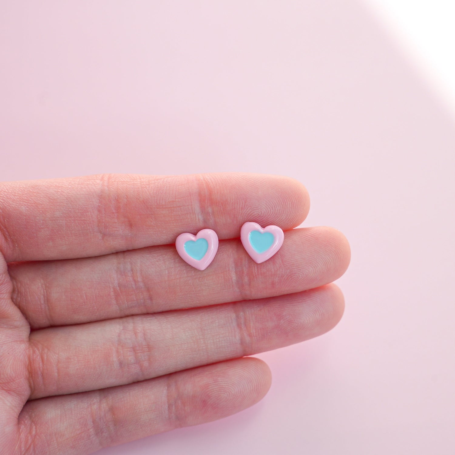 Tiny Heart Studs Earrings