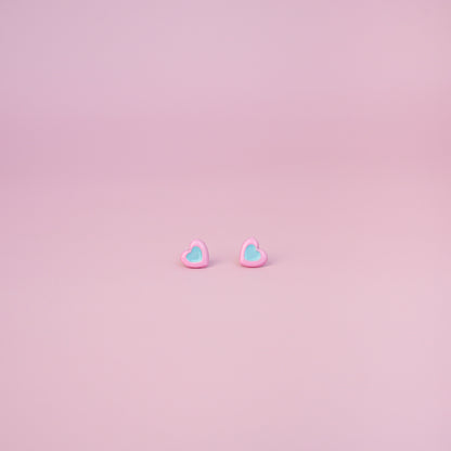 Tiny Heart Studs Earrings