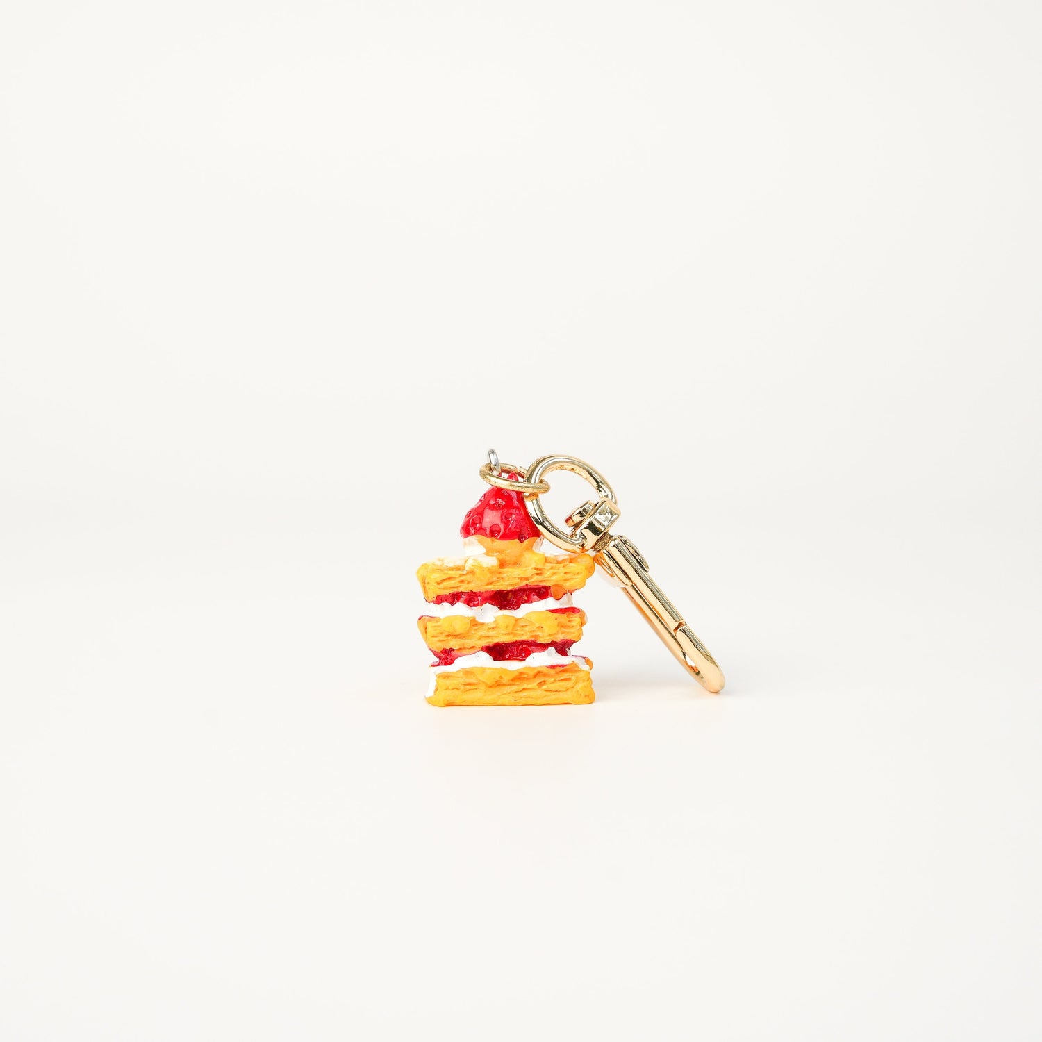 Strawberry Cake Keychain