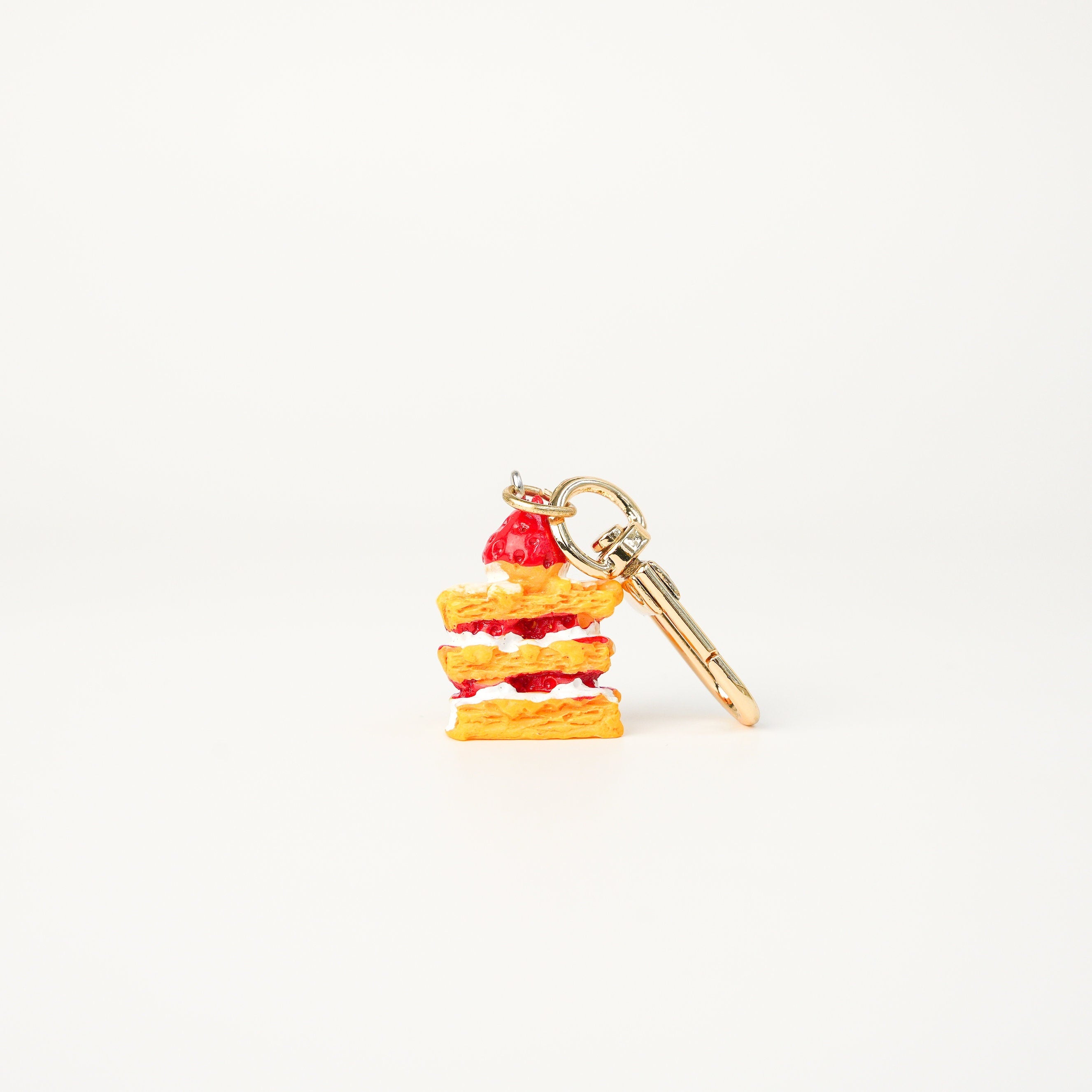 Strawberry Cake Keychain