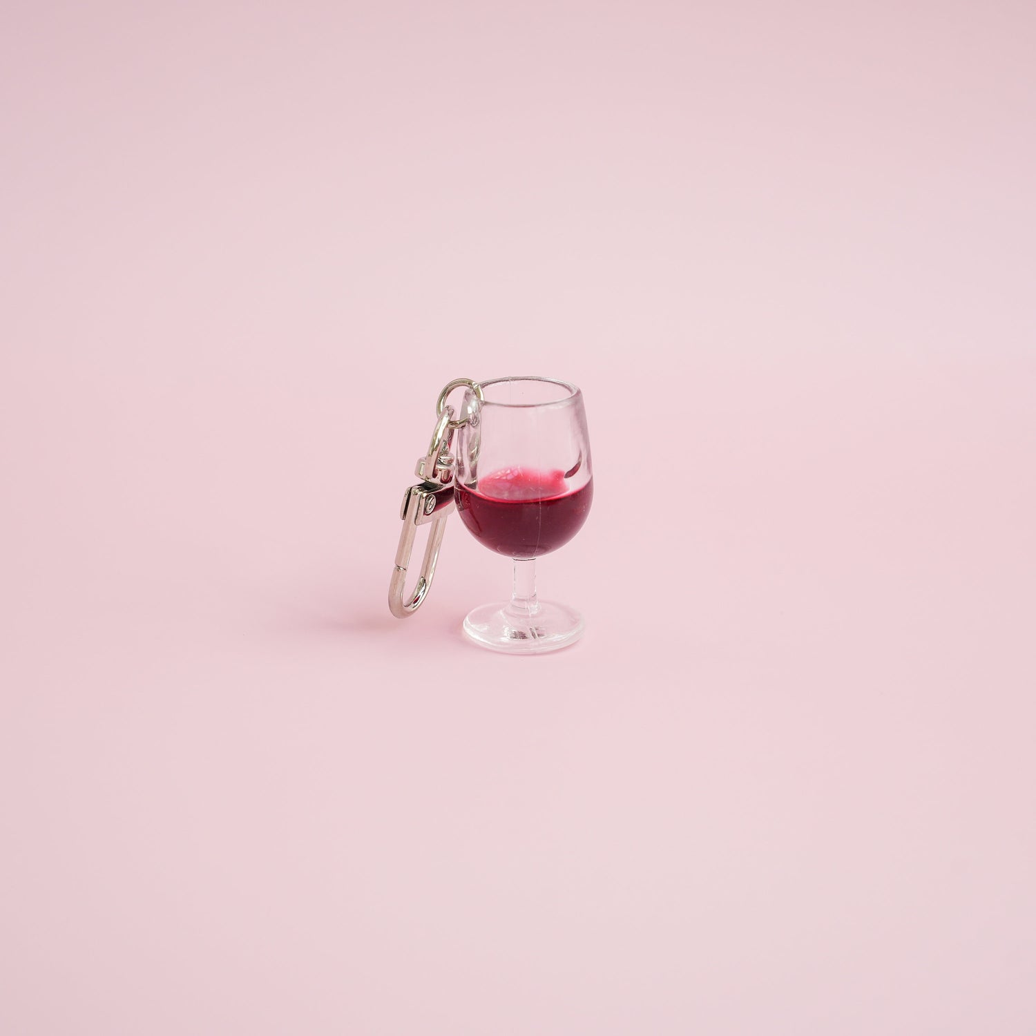 Glass of Red Wine Keychain