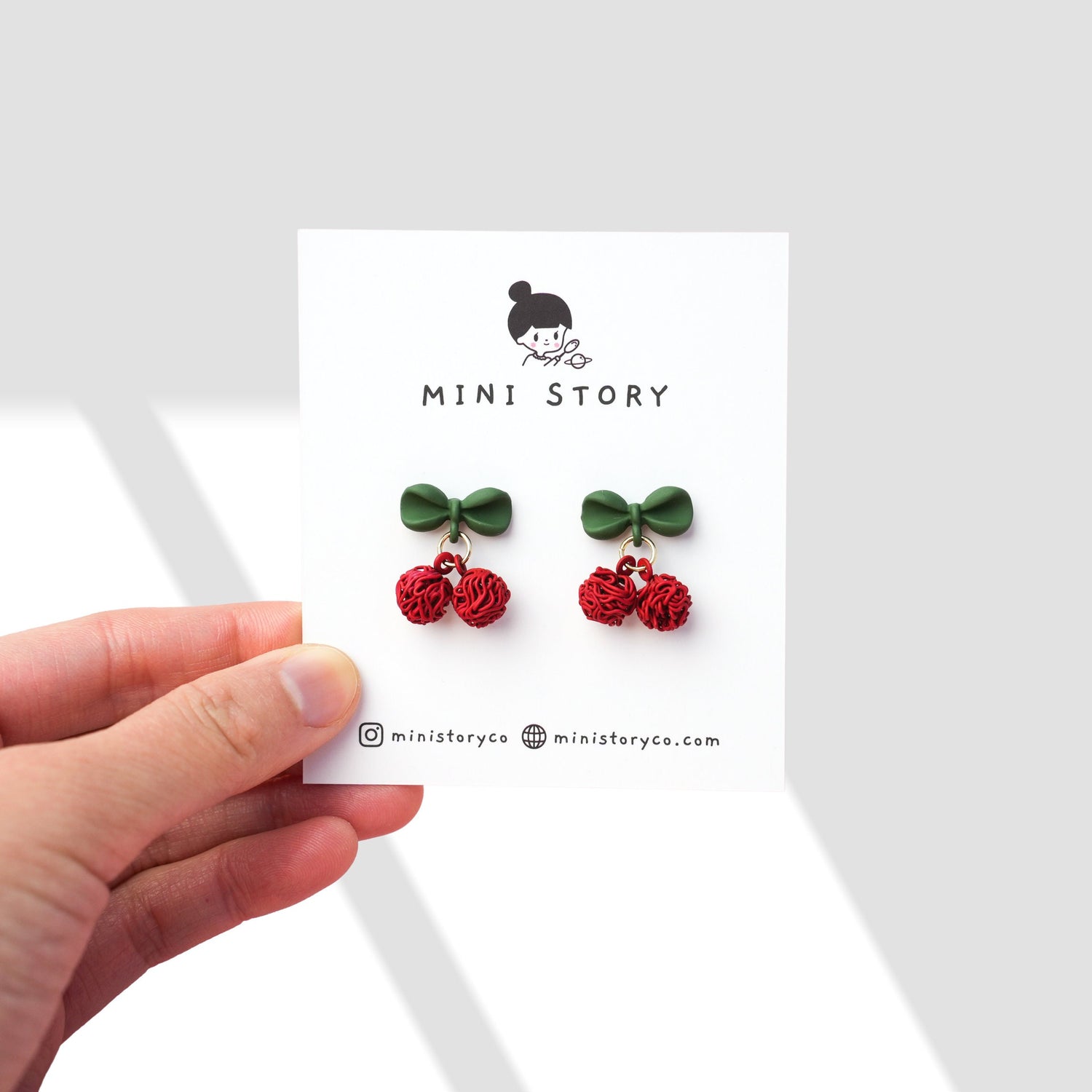 Cherry Drop Earrings