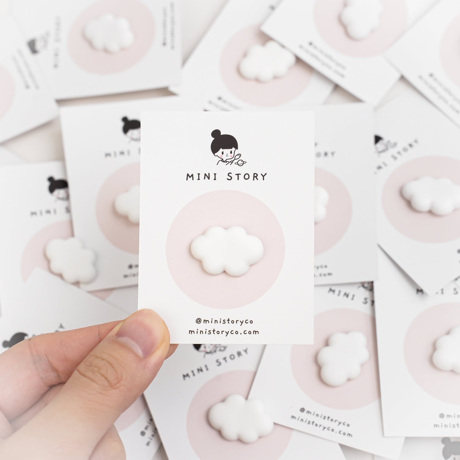 Cloud Brooch