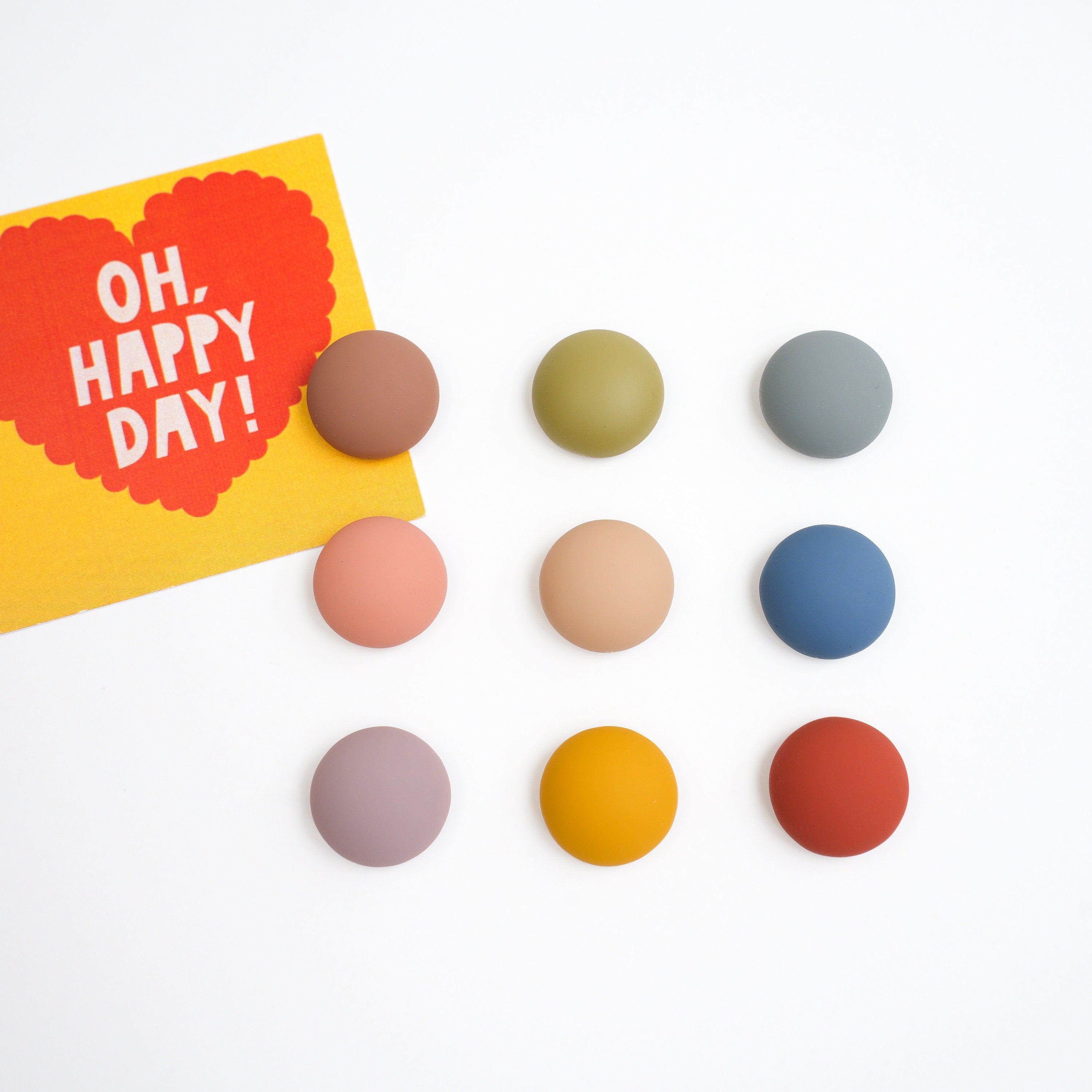 Colourful Matte Magnet Set