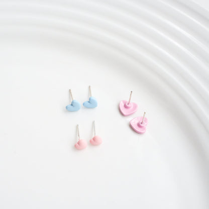 Tiny Heart Studs Earrings