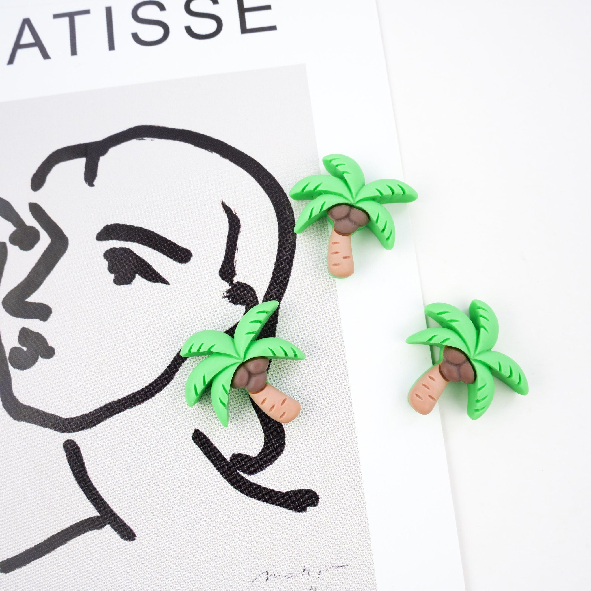 Tropical Palm Tree Pin