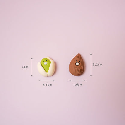 Almond and Pistachio Pins Set