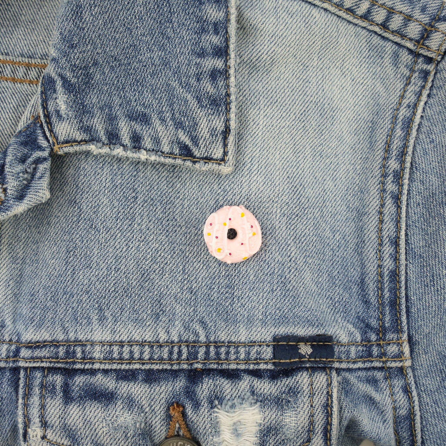 Pink Donut Pin