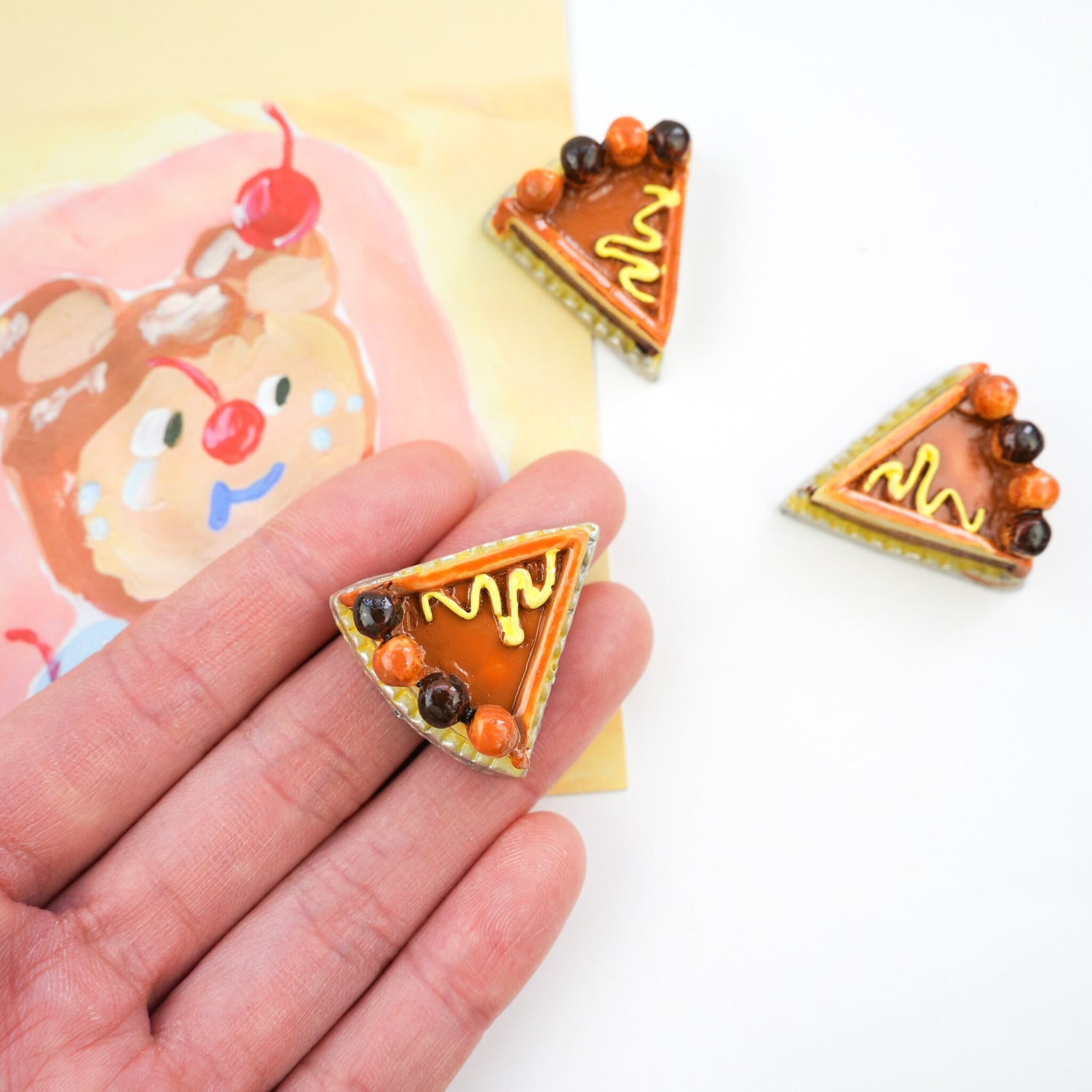 Pumpkin Pie Magnet Set