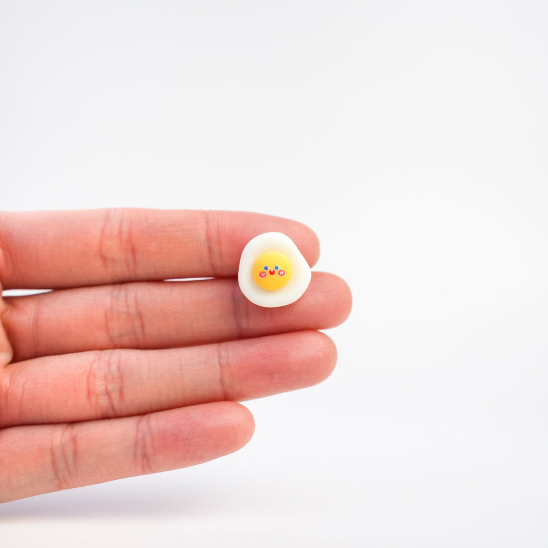 Tiny Fried Egg Pin