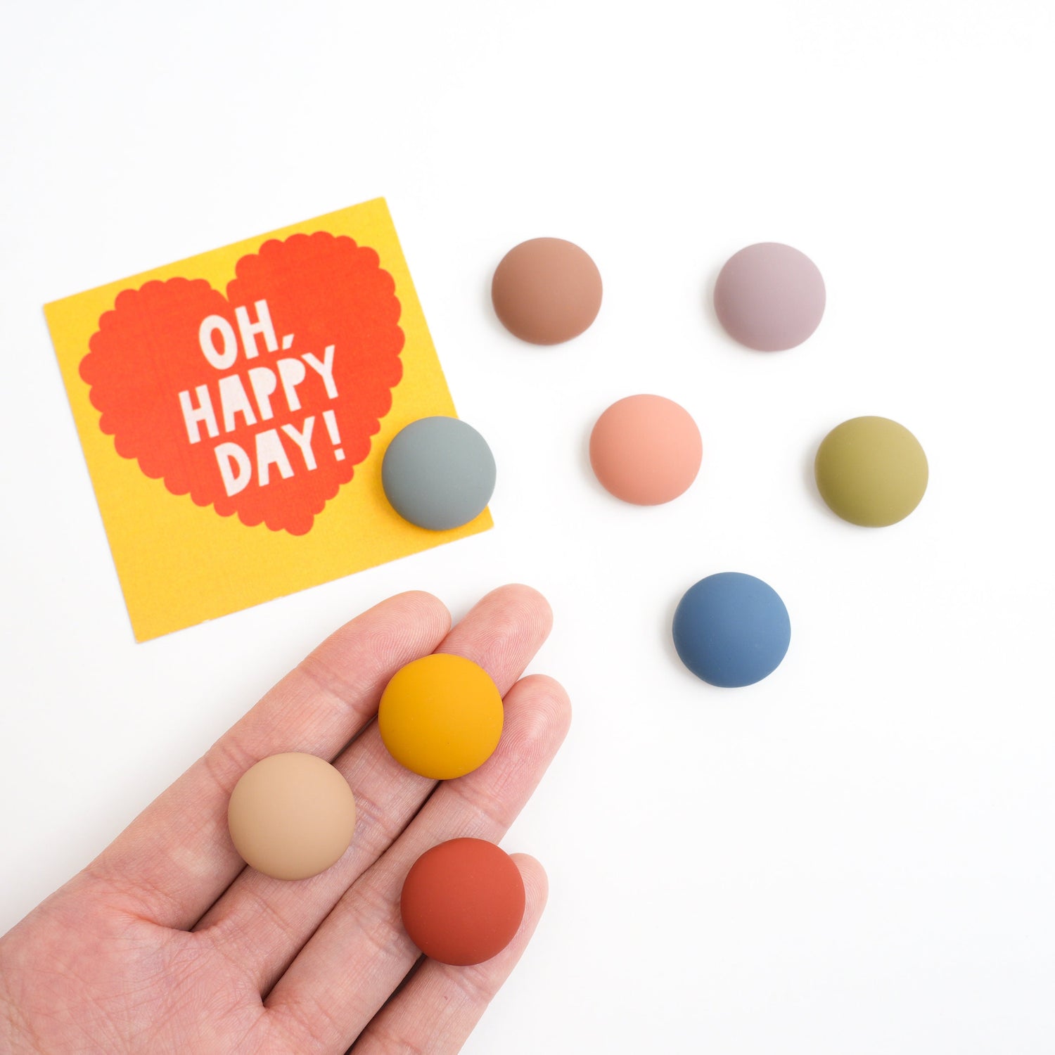 Colourful Matte Magnet Set