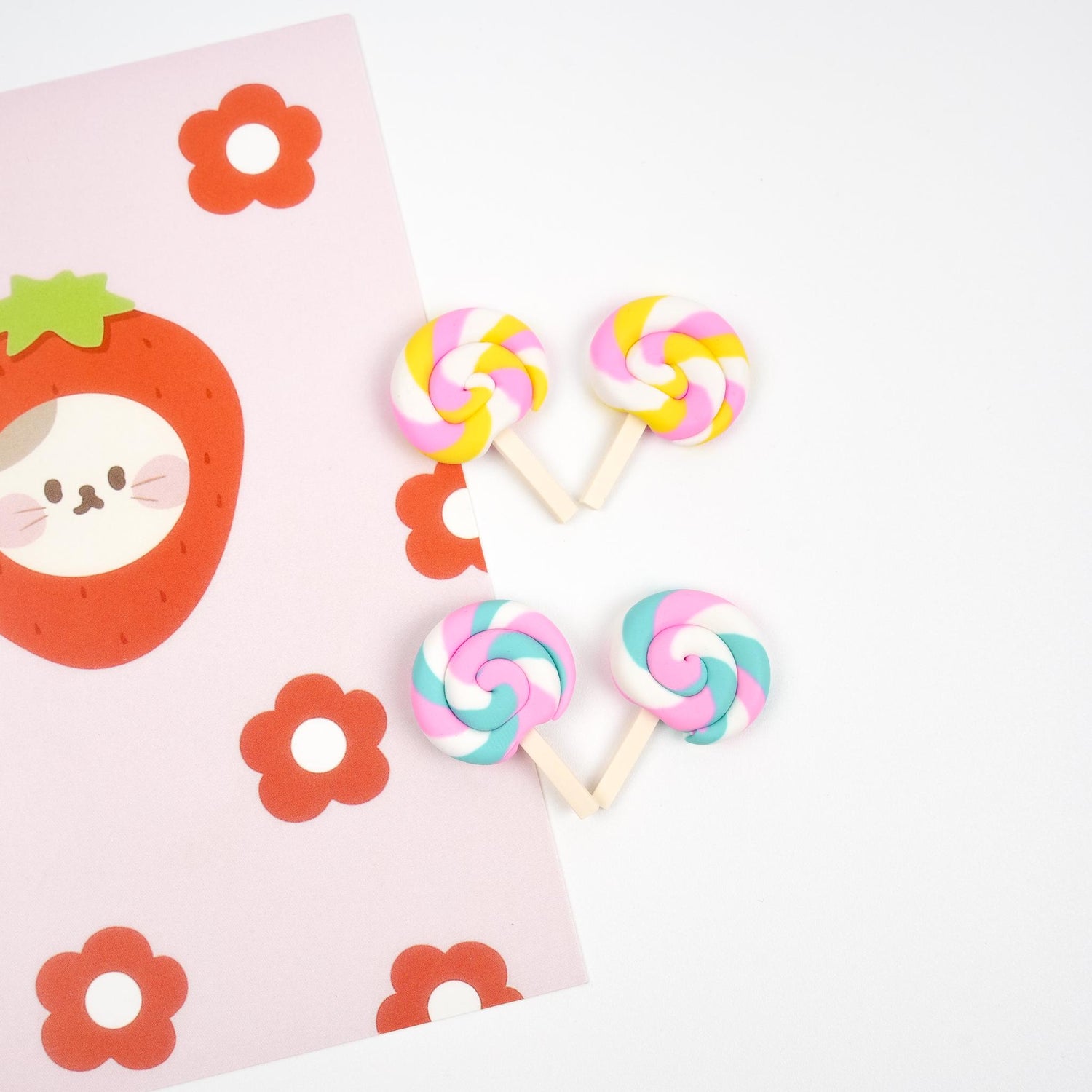 Swirl Lollipop Magnet Set