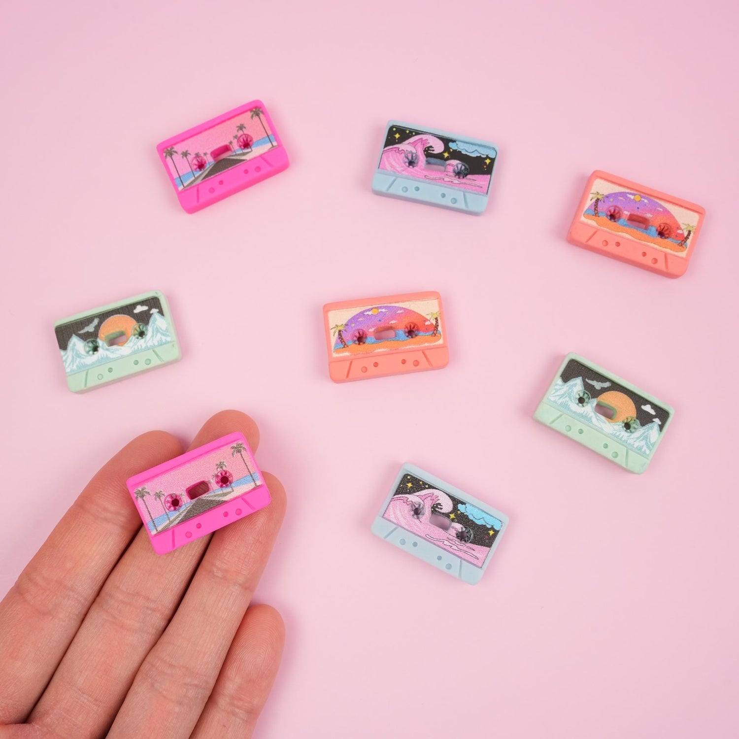 Cassette Tape Magnet Set