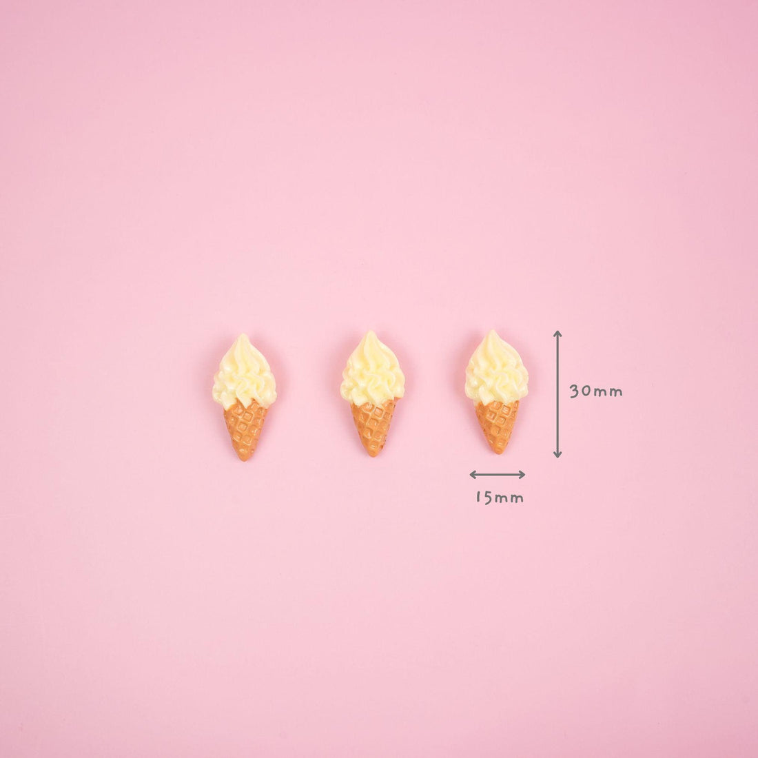 Ice Cream Cone Magnet Set