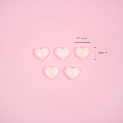 Pink Heart Magnet Set